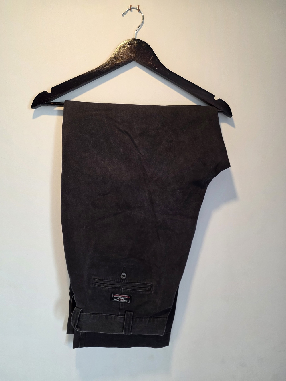 Vintage Polo Ralph Lauren Philip Chino Pants Washed Black